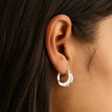 Najo - Encircle Hoops Silver