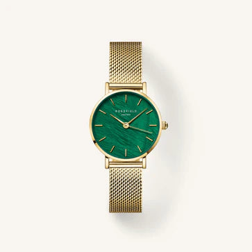 Rosefield - Small Edit Emerald Mesh Gold