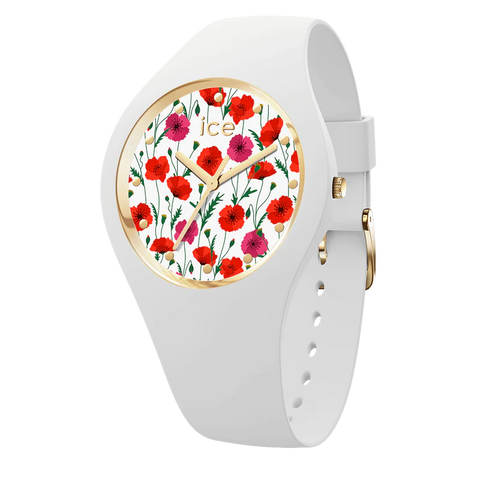 Ice Watch - Flower White Poppy Small Watch