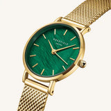 Rosefield - Small Edit Emerald Mesh Gold