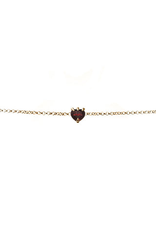 Stolen Girlfriends Club - Talon Bracelet Garnet - Gold Plated