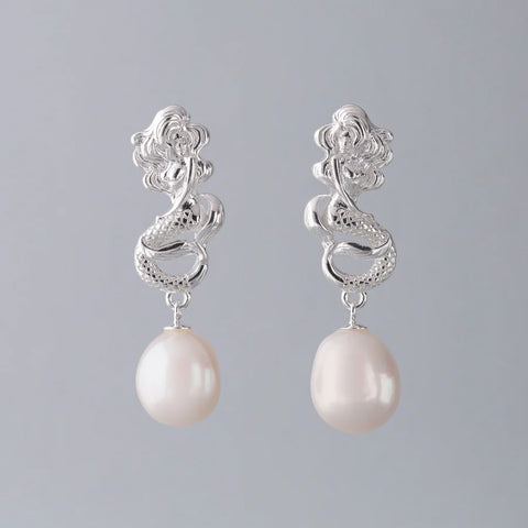 Nick Von K - Mermaid Pearl Drop Earrings