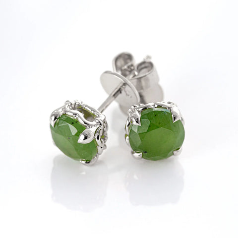 Nick Von K - Baby Dewdrop Stud Earrings with Pounamu