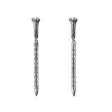 Nick Von K - Rising Cobra Earrings in Sterling Silver