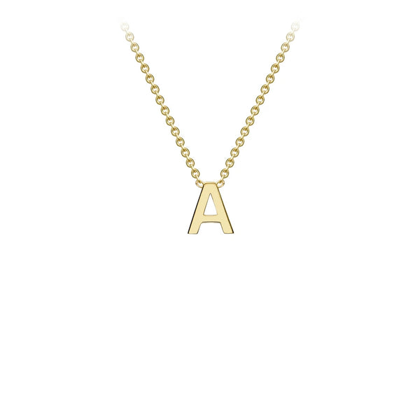 Brent Weatherall - 9ct Yellow Gold Initial Letter Chain Necklace