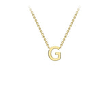Brent Weatherall - 9ct Yellow Gold Initial Letter Chain Necklace