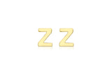 Brent Weatherall - 9ct yellow Gold Mini Initial Stud Earrings Pair