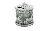 Money Boxes - Pewter Carousel Money Box