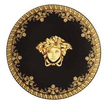 Versace - Medusa Black & Gold Trinket Dish