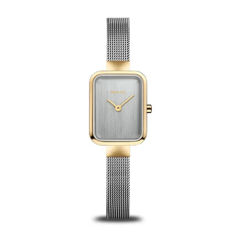 Bering Classic Watch With Two Toned Milanese Strap