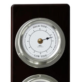 Fischer - 3 In 1 Weather Station Black Wood With Silver Detail