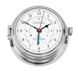 Fischer - Solid Polished Chrome Marine Tide Clock