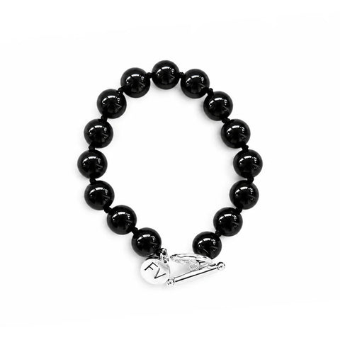 Fabuleux Vous - Black Onyx Polished Bracelet