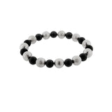 Diva - Luce Bracelet Sterling Silver Rhodium Plated And Onyx