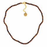 Fabuleux Voux - Tiger's Eye 3mm Polished Necklace 45cm