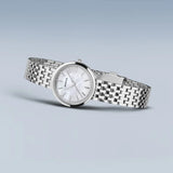 Bering - Classic Mother Of Pearl Dial Polished Silver