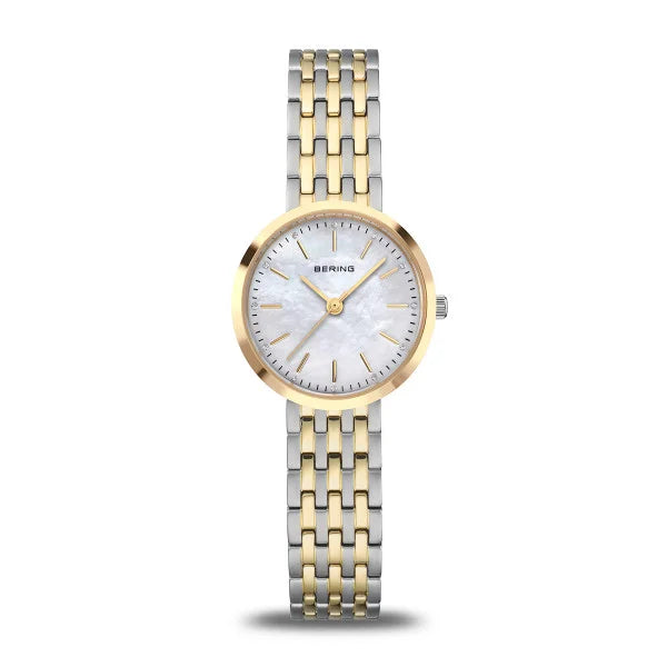 Bering - Mother Of Pearl Dial Silver & Gold Watch