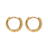 Najo - Chia Huggie Earrings Gold Plated