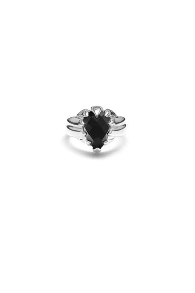 Stolen Girlfriends Club - Love Claw Drop Ring Onyx Large