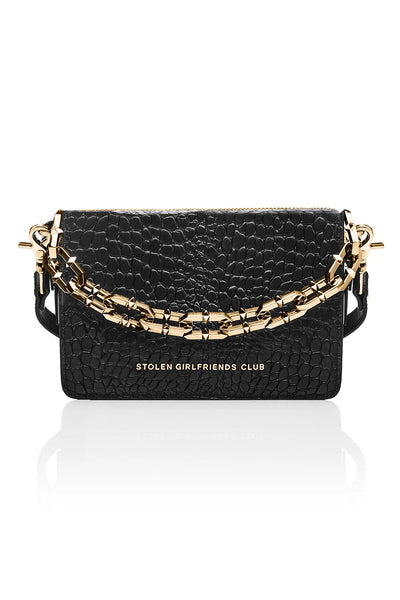 Stolen Girlfriends Club - Little Trouble Bag Matte Black/Gold