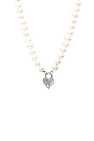 Stolen Girlfriends Club - Fractured Heart Choker Fresh Water Pearl