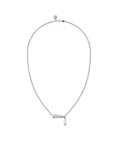 Stolen Girlfriends Club -  Sentimental Script Necklace Silver