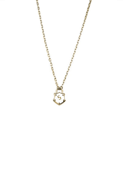 Stolen Girlfriends Club - Shield Necklace Gold Plated