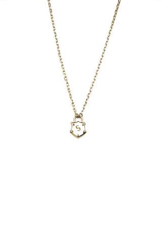 Stolen Girlfriends Club - Shield Necklace Gold Plated