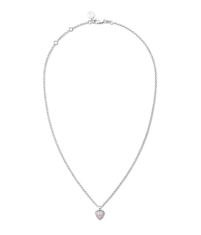 Stolen Girlfriends Club - Mini Love Claw Necklace Pink Opal