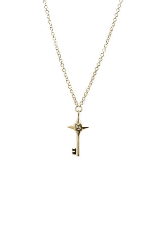 Stolen Girlfriends Club - Love Key Necklace Gold Plate