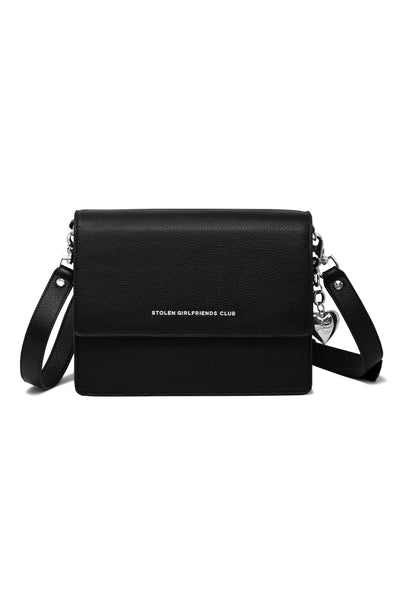Stolen Girlfriends Club - Big Trouble Bag Pebbled Leather Silver