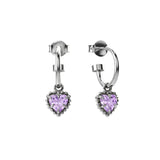 Stolen Girlfriends Club - Dahlia Heart Anchor Earrings