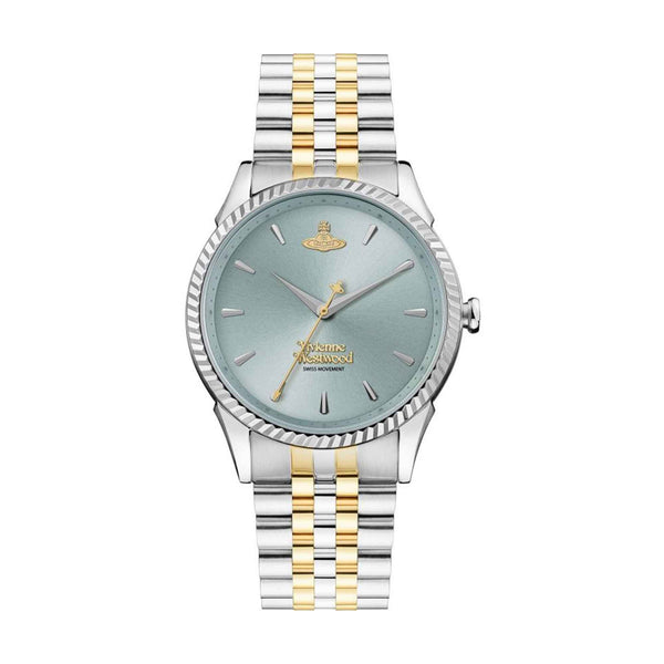 Vivienne Westwood - Seymore Blue Dial Two Tone Strap Watch