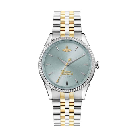 Vivienne Westwood - Seymore Blue Dial Two Tone Strap Watch