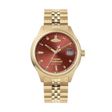 Vivienne Westwood - Little Camberwell Red Dial Gold Strap