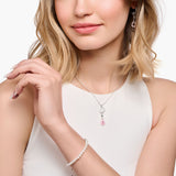 Thomas Sabo CHARMISTA - Silver 3D Teardrop Pink CZ