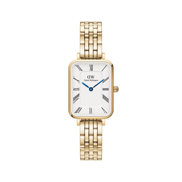 Daniel Wellington -Quadro Roman Numerals 5-Link Gold