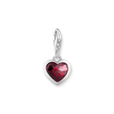 Thomas Sabo Charmista - Heart Charm with red zirconia