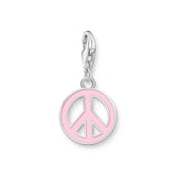 Thomas Sabo - Charm Pink Peace Symbol
