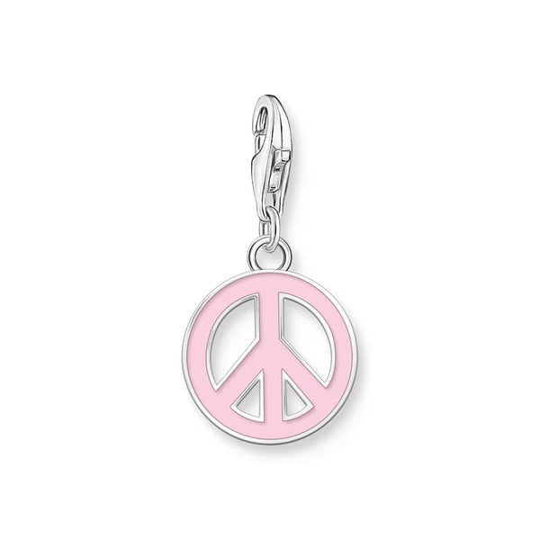 Thomas Sabo - Charm Pink Peace Symbol
