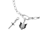 Thomas Sabo - Silver Charm Pendant Bat Zirconia True Romance Original