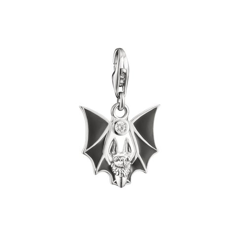 Thomas Sabo - Silver Charm Pendant Bat Zirconia True Romance Original