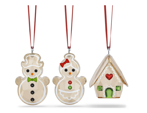 Swarovski - Holiday Cheers Gingerbread Ornament Set