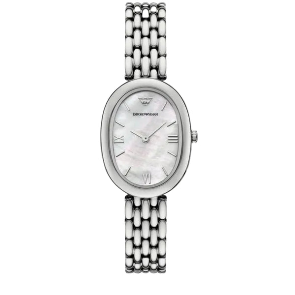 Emporio Armani - Ladies Sinfonia Mother Of Pearl Oval Dial Watch