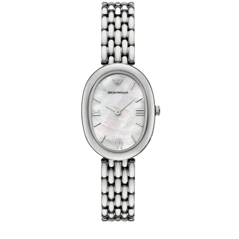 Emporio Armani - Ladies Sinfonia Mother Of Pearl Oval Dial Watch