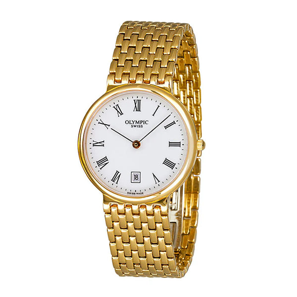 Olympic - Men's Swiss Classic Gold Watch