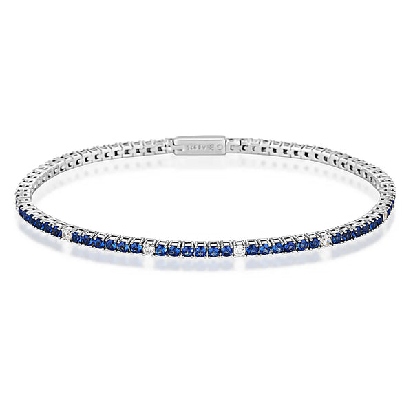 Georgini - Milestone Blue Cubic Zirconia Tennis Bracelet