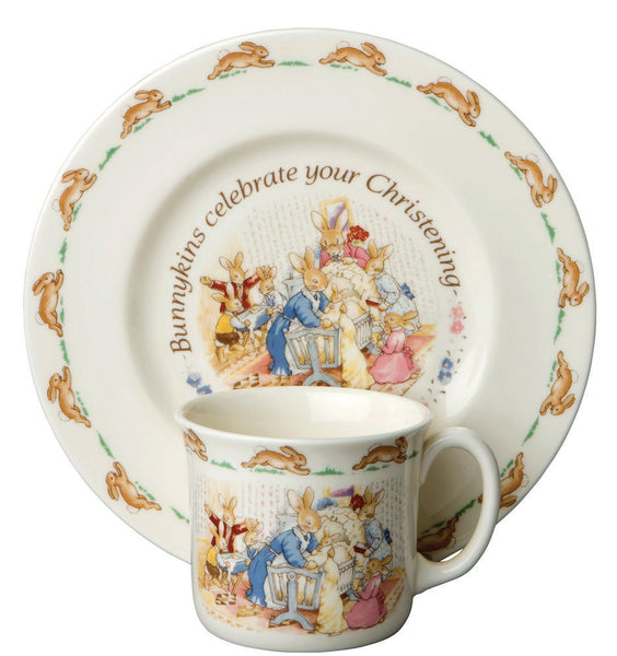 Royal Doulton - Bunnykins Christening 2 Piece Baby Set