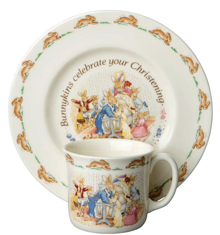 Royal Doulton - Bunnykins Christening 2 Piece Baby Set