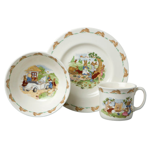 Royal Doulton - Bunnykins Children 3 Piece Set